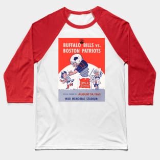 Vintage Buffalo Bills Game Programs Baseball T-Shirt